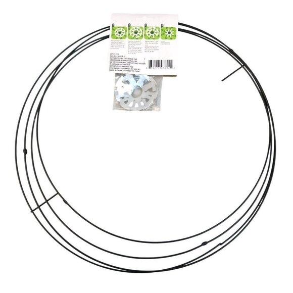 3D Round Ball Wreath Form Kit For DIY Crafting & Decoration 14"  Set of 2 - Picture 5 of 6